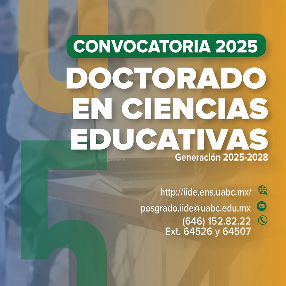 Convocatoria Doctorado en Ciencias Educativas