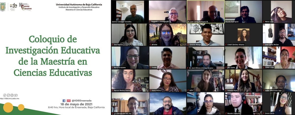 Presentan maestrantes del IIDE avances de sus proyectos de investigación en Coloquio de Investigación Educativa