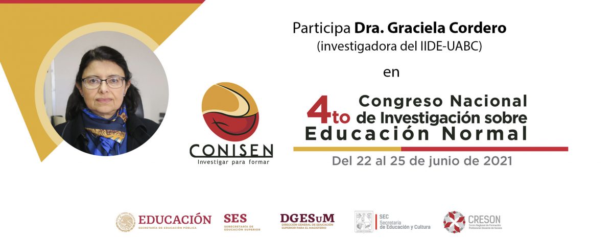 Participa investigadora del IIDE en el 4to Congreso Nacional de Investigación sobre Educación Normal
