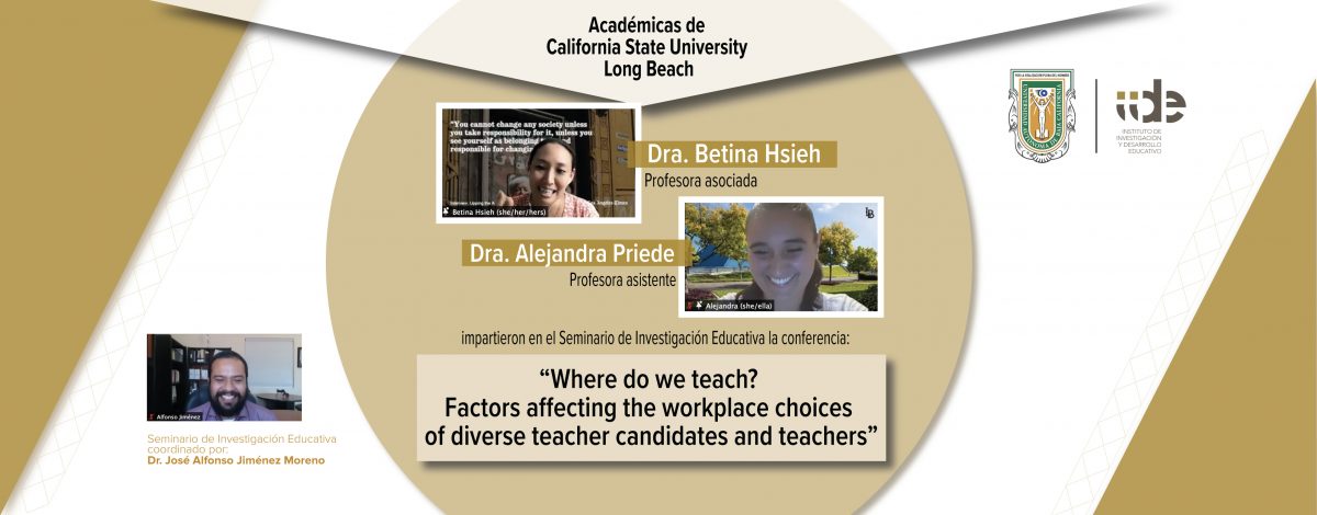 Académicas de la California State University presentan estudio sobre factores que afectan en las decisiones de los profesores en formación al elegir su lugar de empleo en EE. UU.