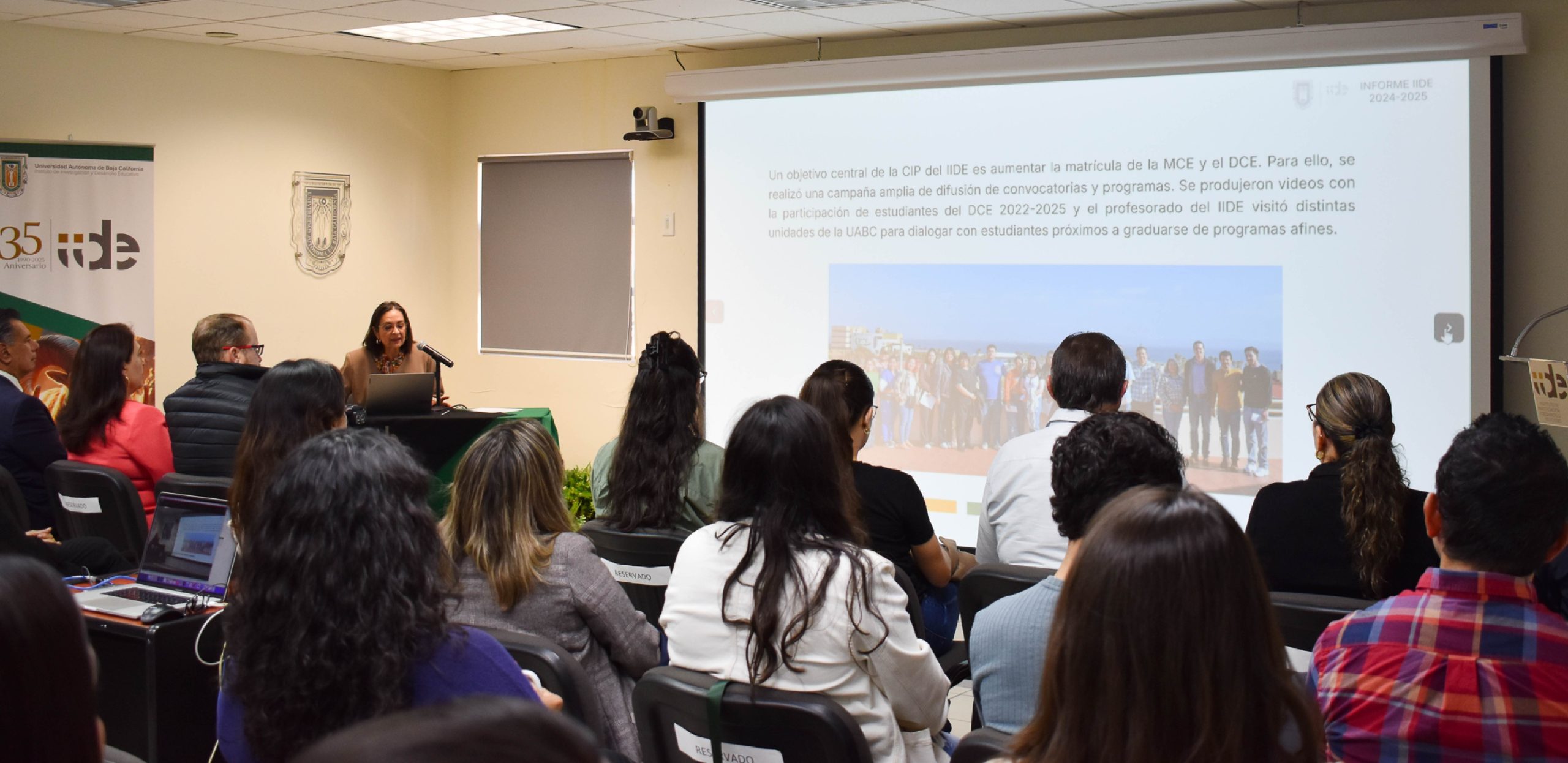 Directora del Instituto de Investigación y Desarrollo Educativo presentó su segundo informe de actividades