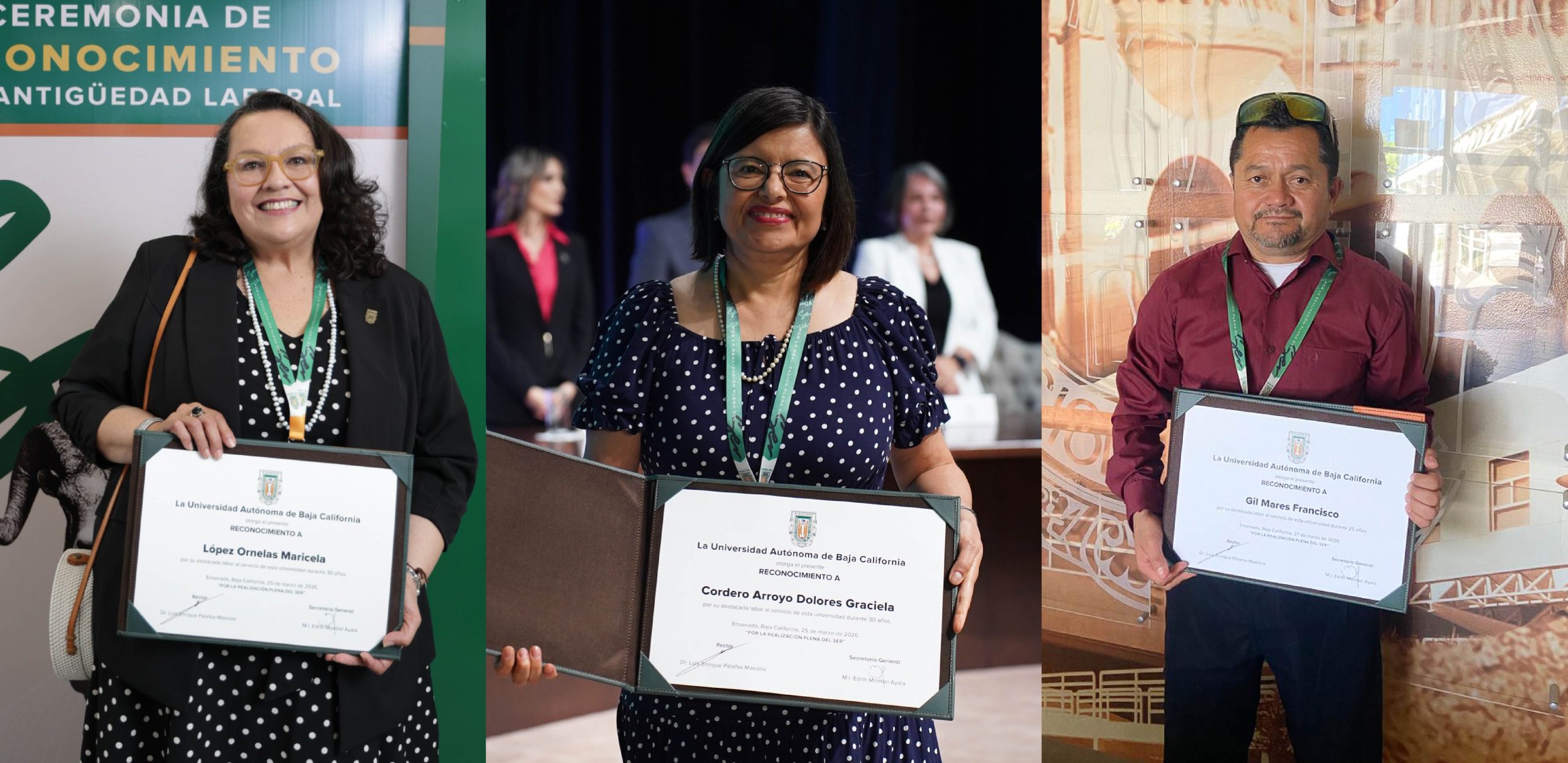 Reconocen trayectoria y compromiso del personal del IIDE en la UABC